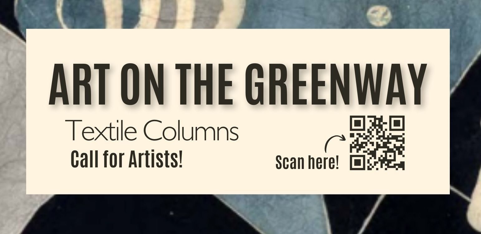 Flyer for the LCCA Greenway Art Columns project.