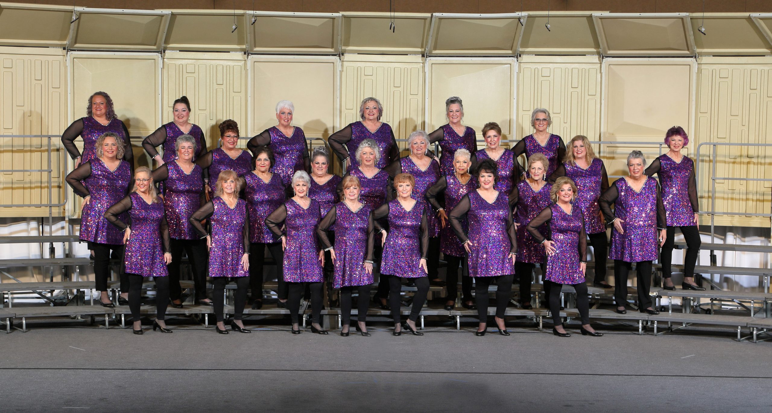 Official competition photo from Region 14, Heart of the Blue Ridge, Sweet Adelines