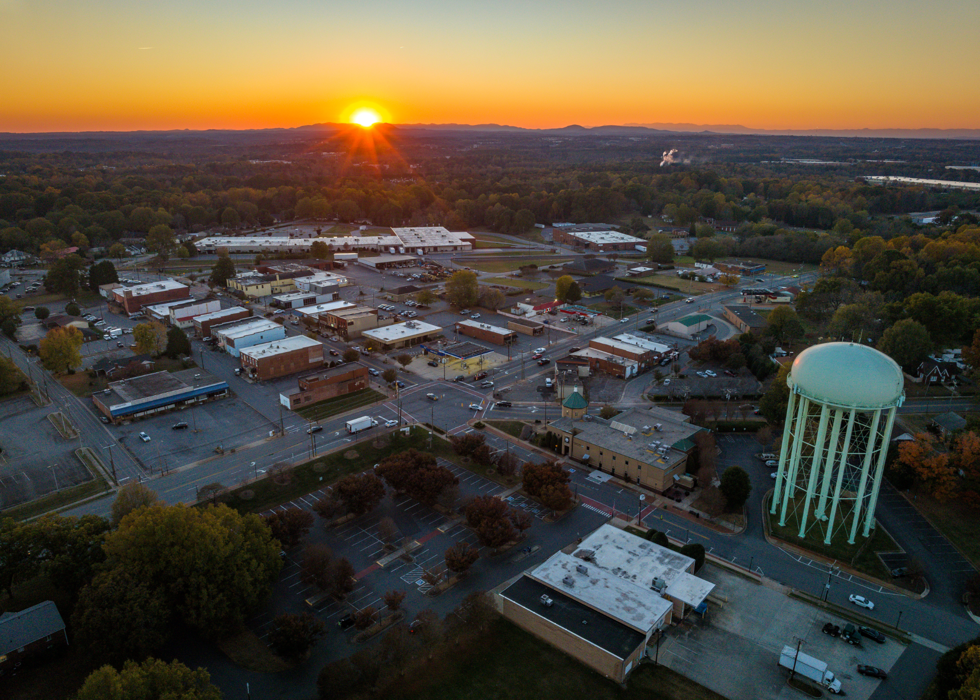 Downtown Conover Sunset (PNG)
