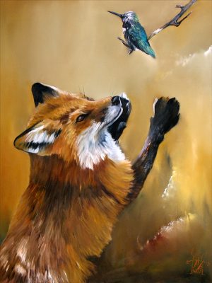 Fox often danced to entertain his friend Hummingbird