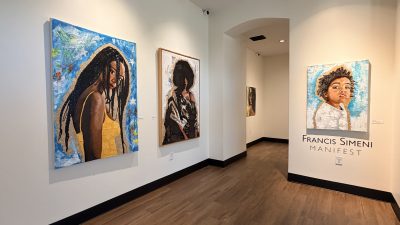 various painting of african american women and a child.