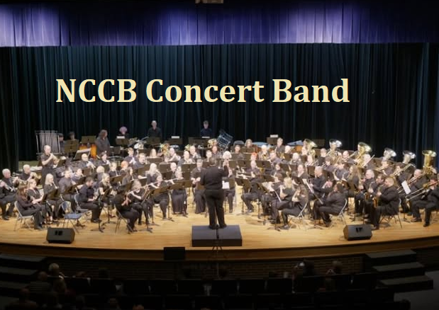 Newton-Conover Community Band on stage