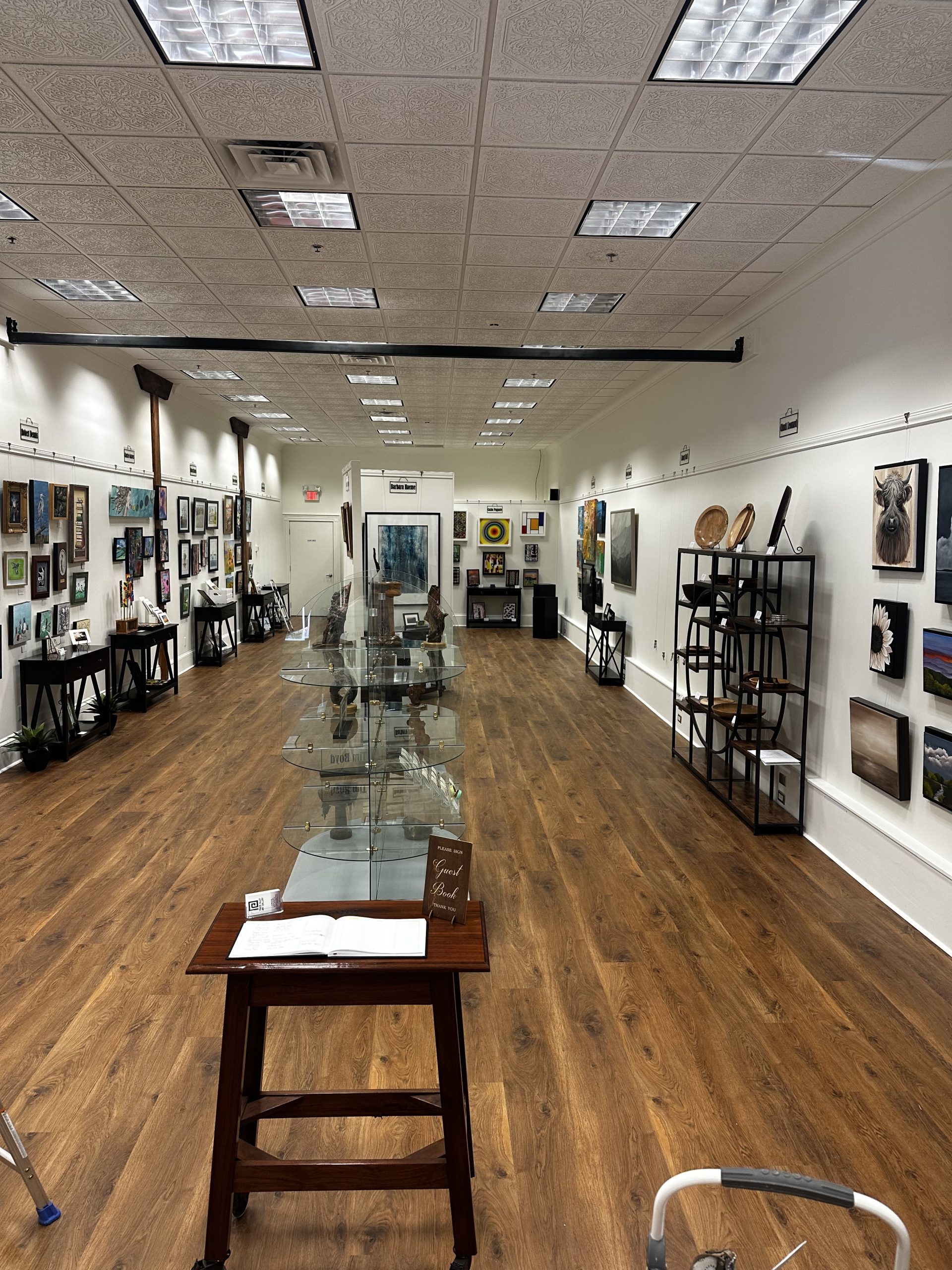 Newly renovated gallery space